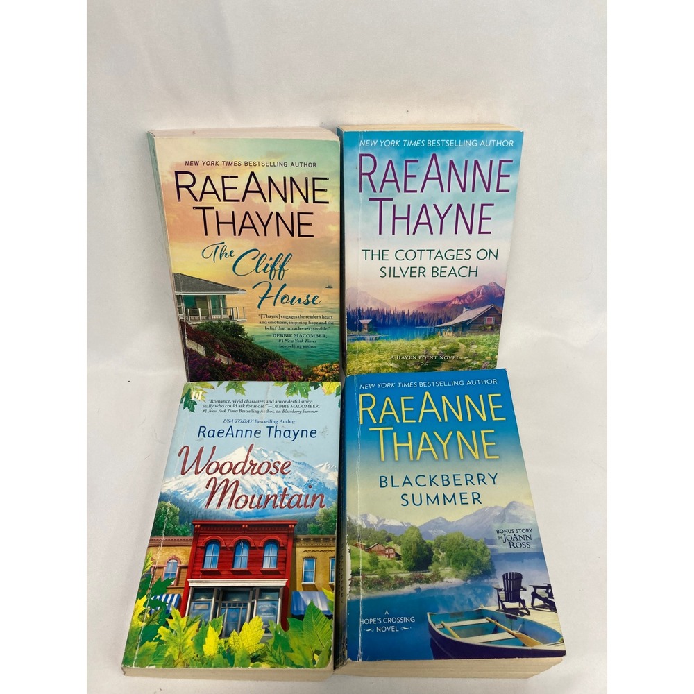 RaeAnne Thayne Romance Paperback Lot of 4 Haven Point Hope's Crossing